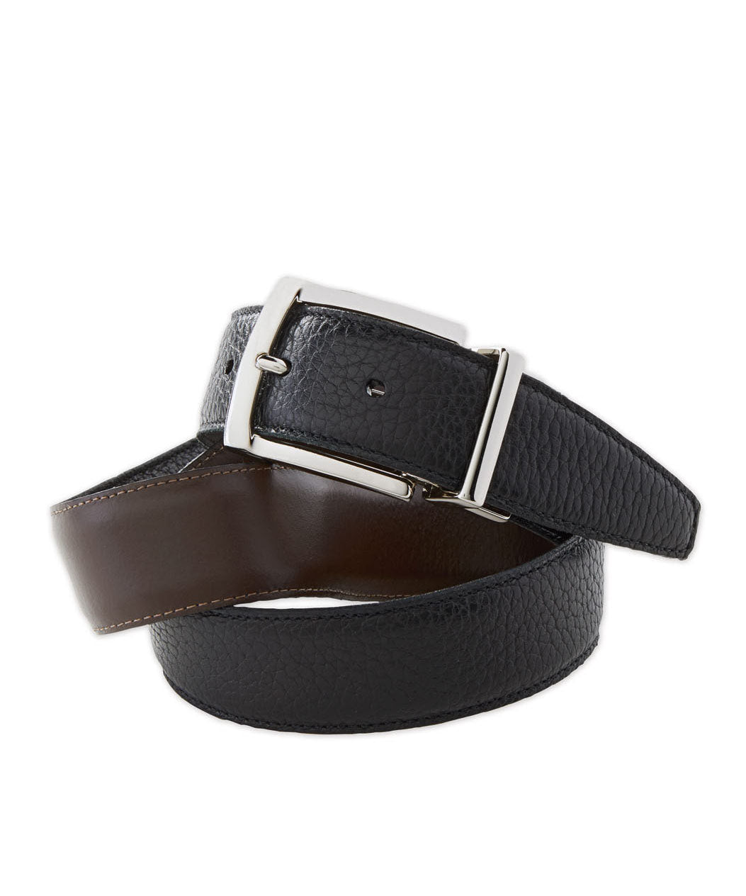 Reversible Leather Belt, Men's Big & Tall