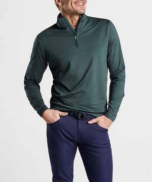 Peter Millar Perth Stretch Loop Terry Quarter-Zip Pullover