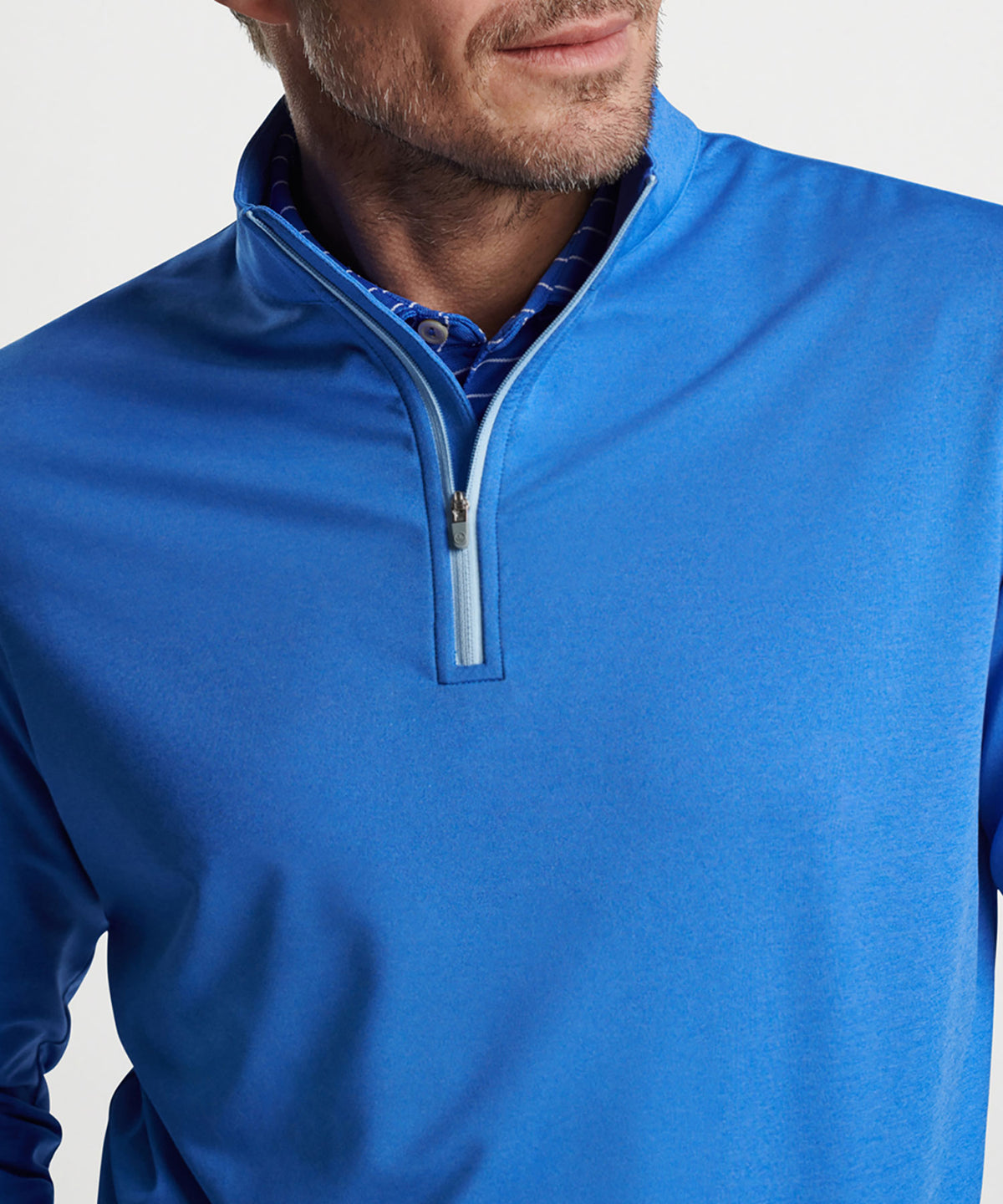 Peter Millar Perth Stretch Loop Terry Quarter-Zip Pullover, Men's Big & Tall