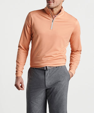 Peter Millar Perth Stretch Loop Terry Quarter-Zip Pullover