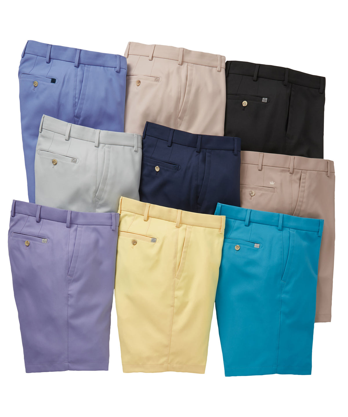 Peter Millar Salem High Drape Performance Shorts, Men's Big & Tall