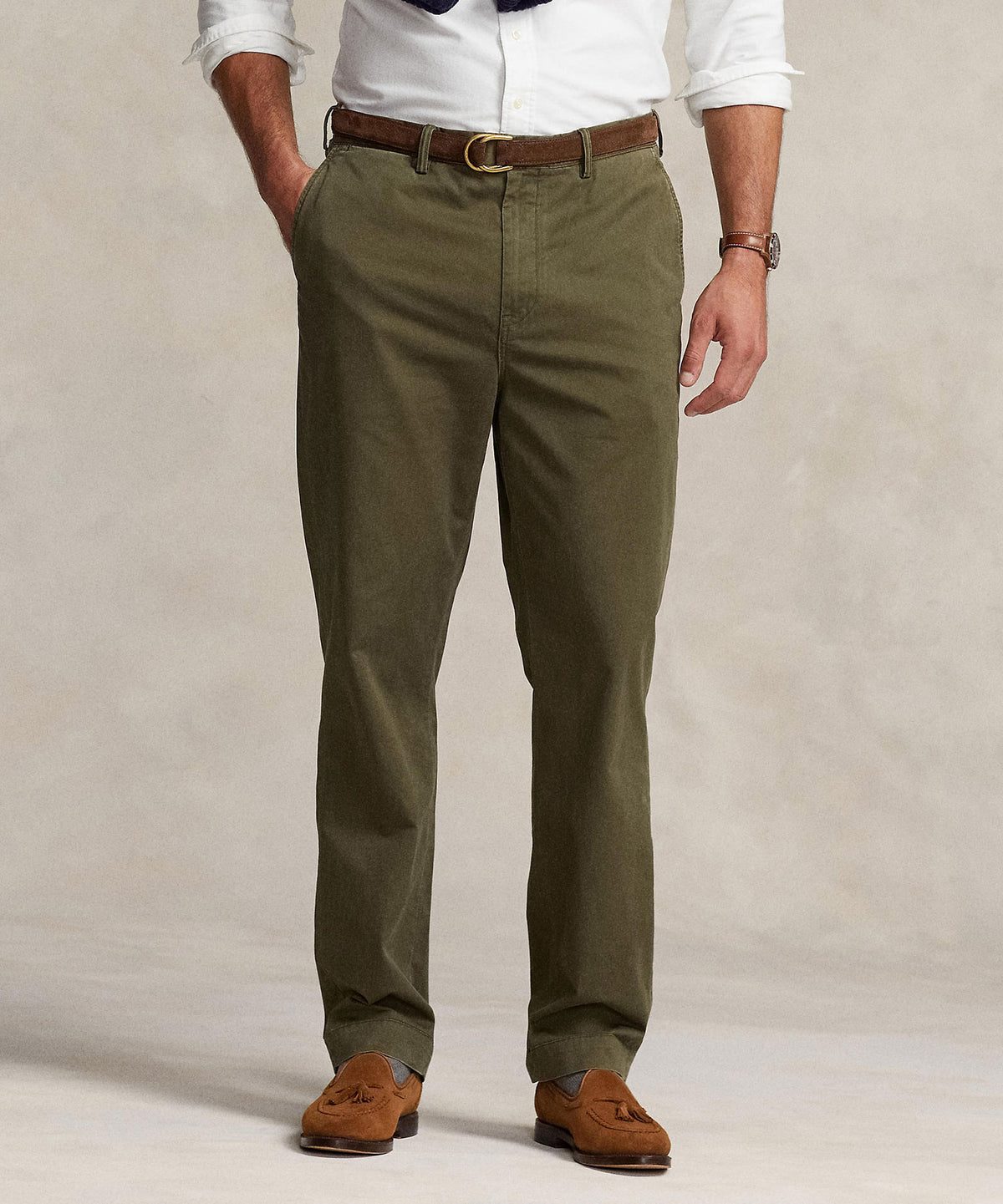 Polo Ralph Lauren Stretch Flat Front Chino Pant, Men's Big & Tall