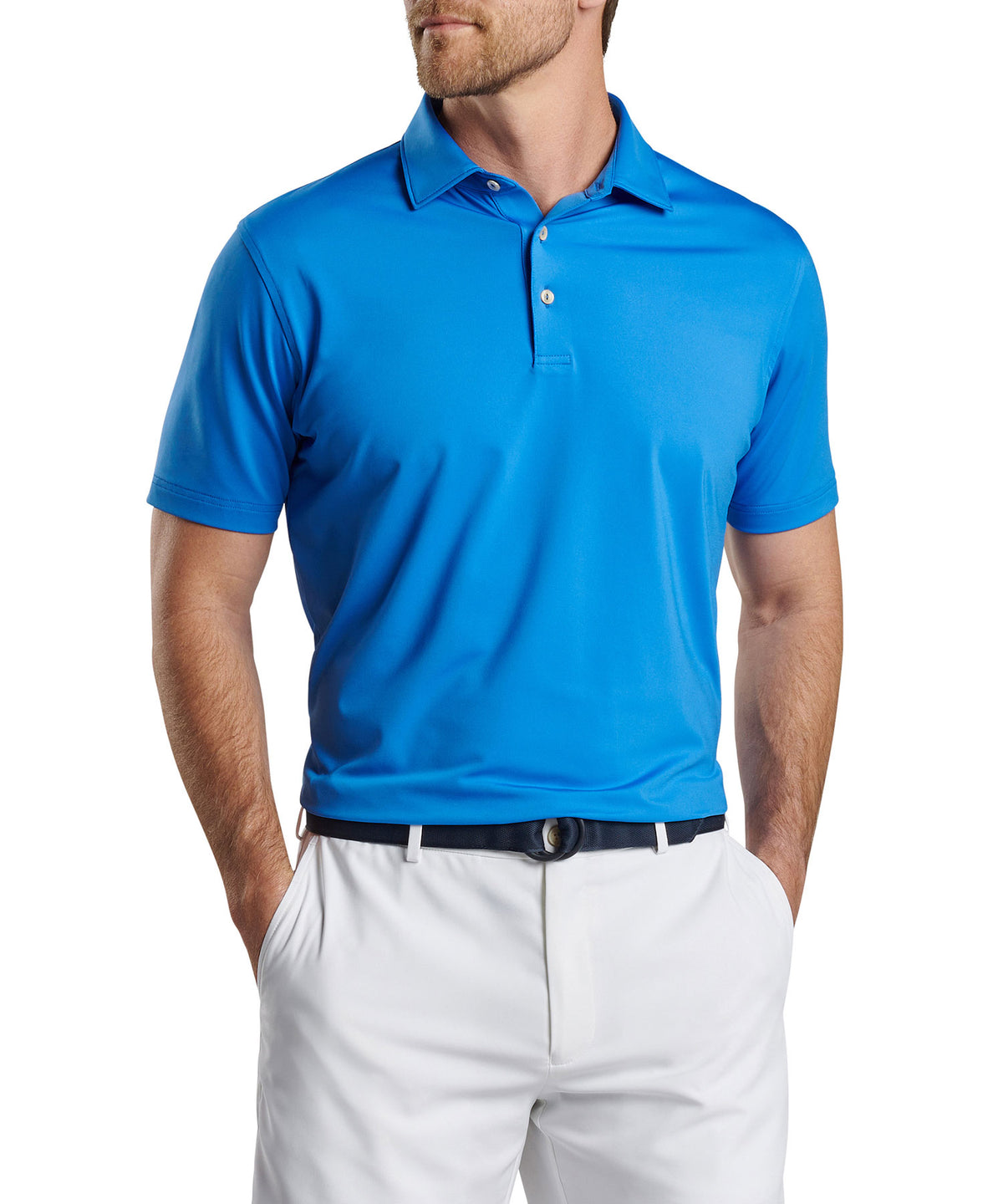 Peter Millar Solid Stretch Jersey Performance Polo Shirt, Men's Big & Tall