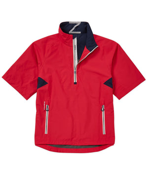 Zero Restriction Half-Sleeve Waterproof Quarter-Zip Jacket