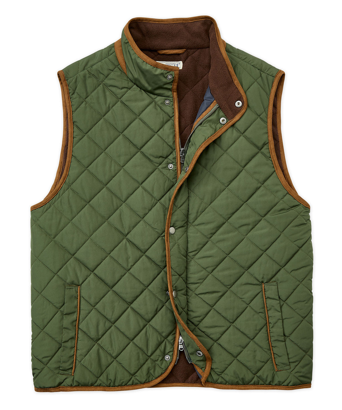 Westport Lifestyle Quilted Pongee Vest, Men's Big & Tall