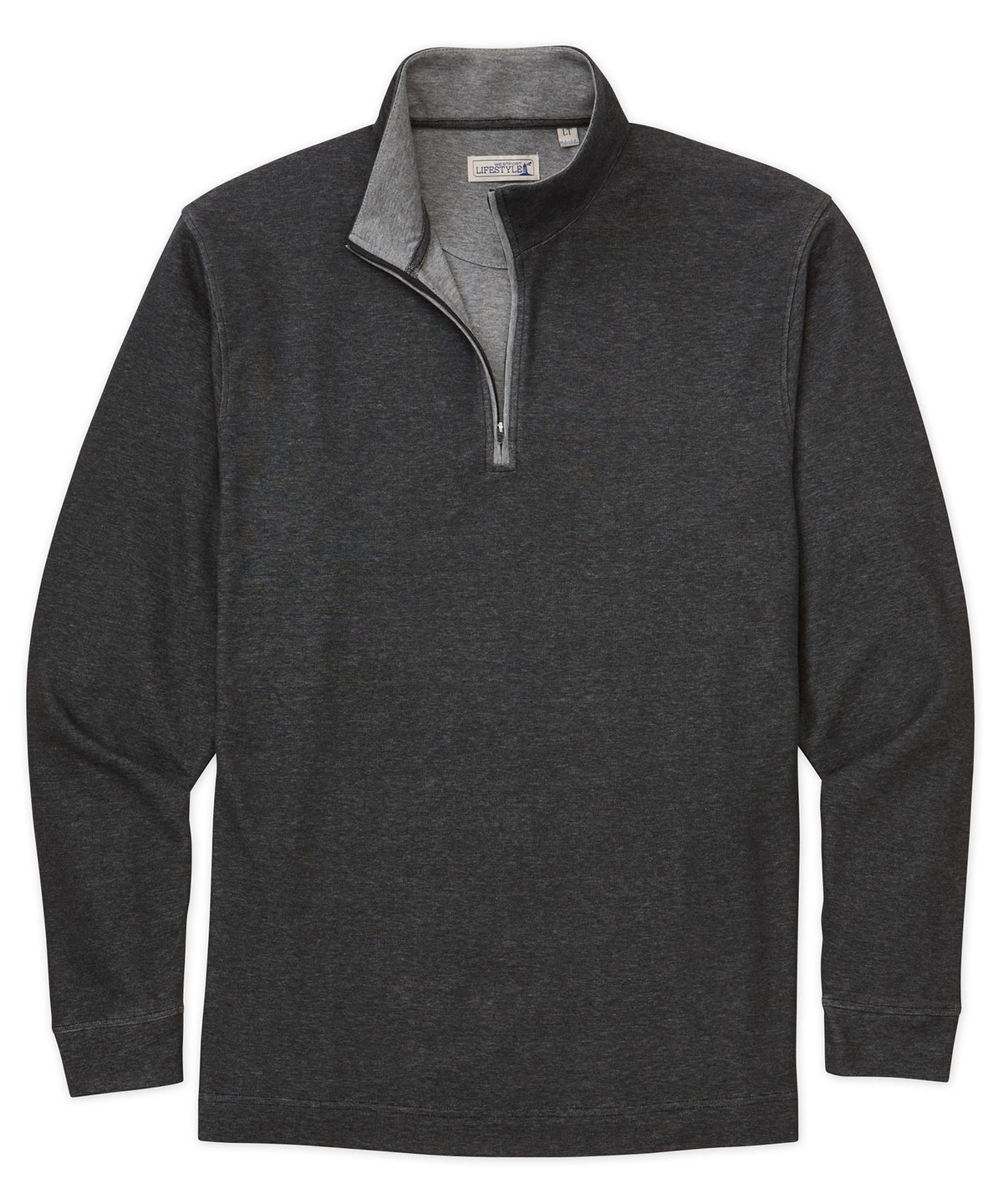 Westport Lifestyle Melange Quarter-Zip Pullover, Men's Big & Tall