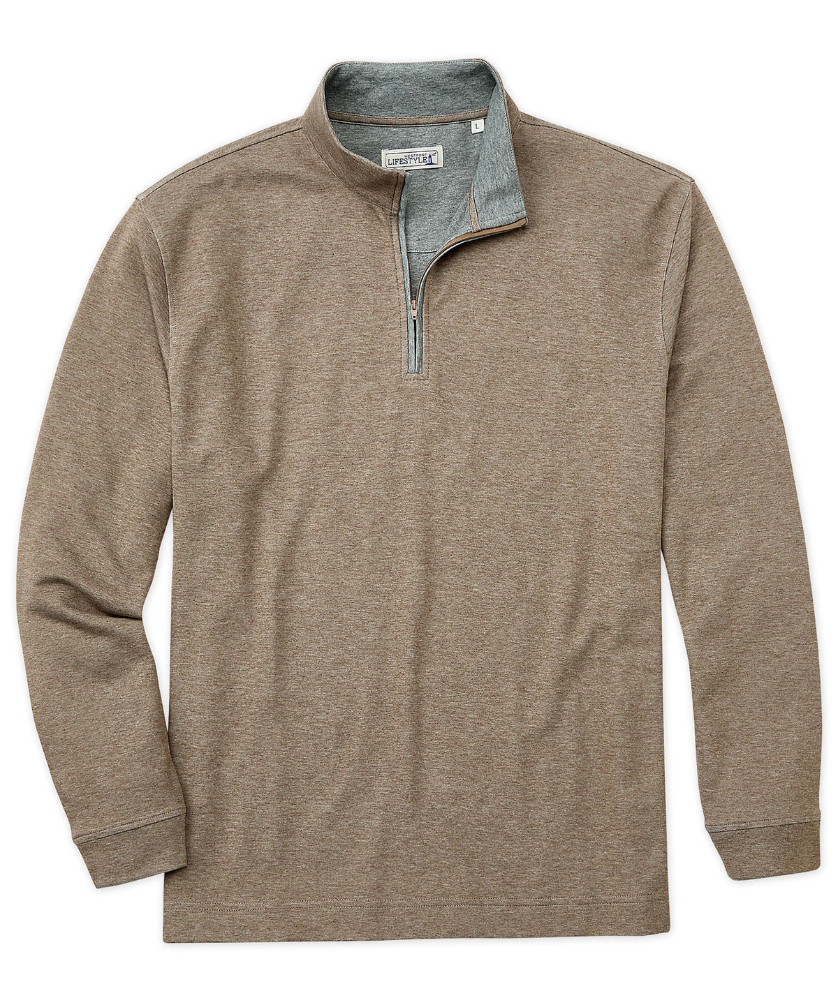 Westport Lifestyle Melange Quarter-Zip Pullover, Men's Big & Tall