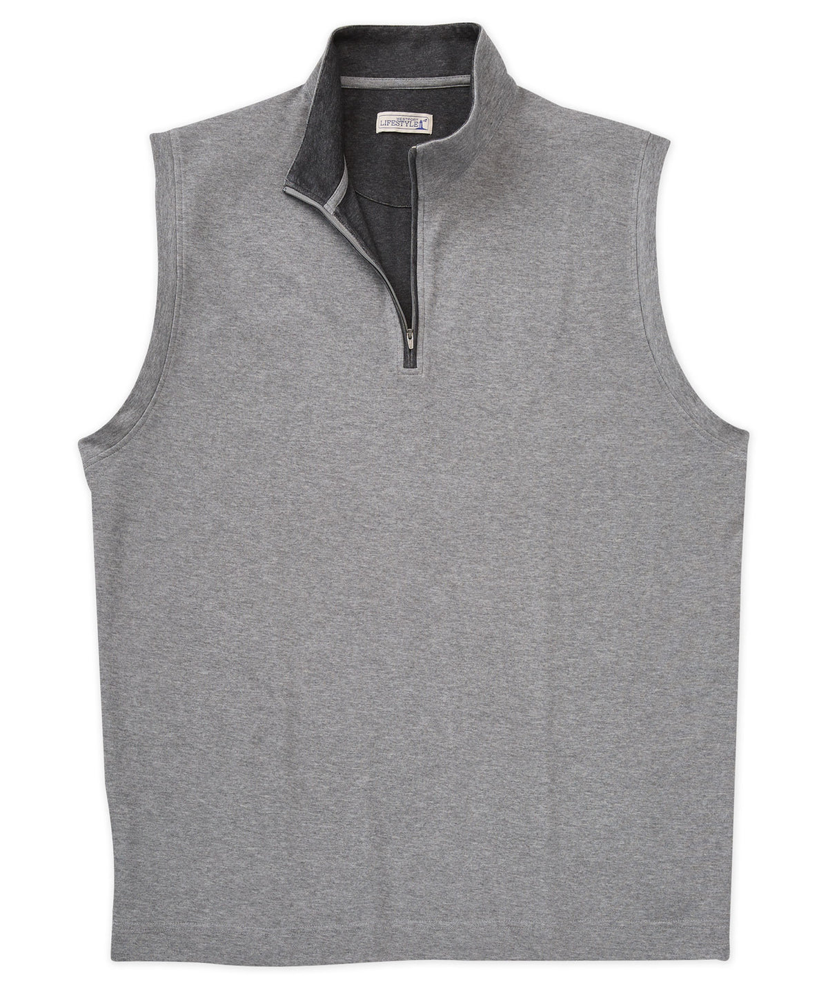 Westport Lifestyle Melange Quarter-Zip Vest, Men's Big & Tall