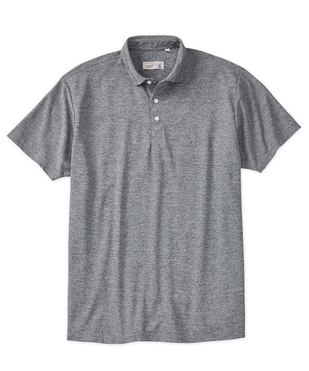 Westport Lifestyle Melange Polo Shirt, Men's Big & Tall