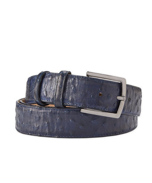 Westport Black Ostrich Belt