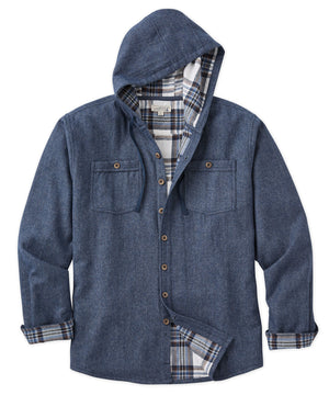 Westport Lifestyle Firepit Flannel Hoodie Shirt Jacket