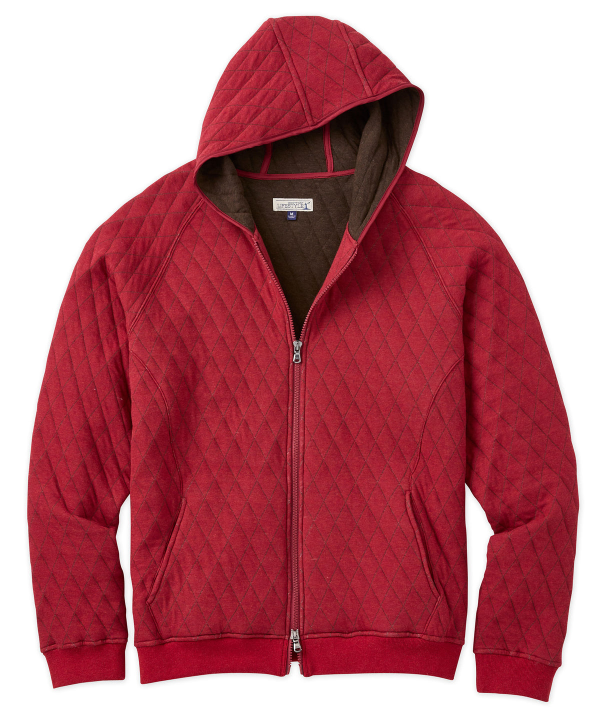 Westport Lifestyle Quilted Full-Zip Hoodie, Men's Big & Tall