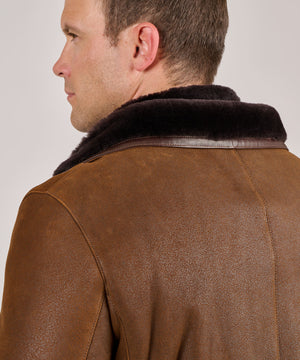 Westport Black Shearling Coat