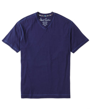 Robert Graham Short Sleeve Eastwood V-Neck T-Shirt