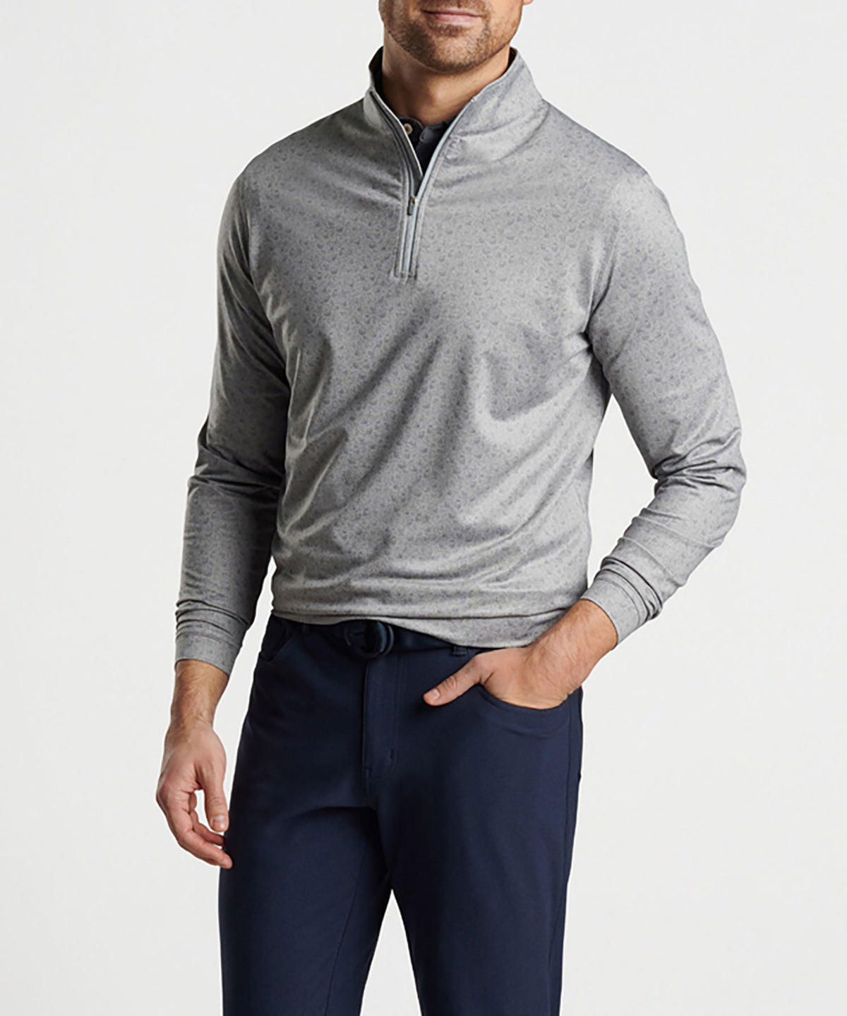 Peter Millar Double Transfused Quarter-Zip Pullover, Men's Big & Tall