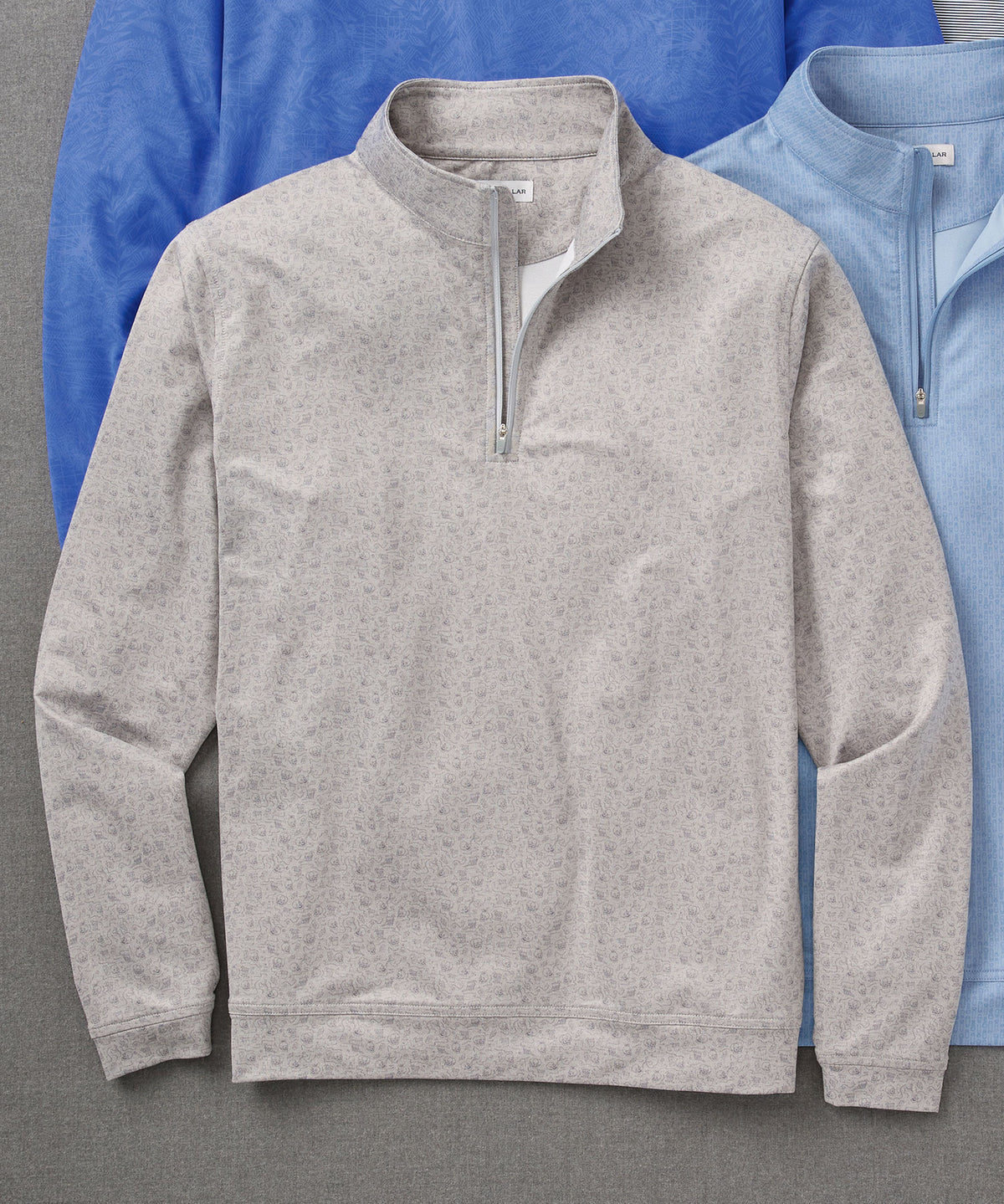 Peter Millar Double Transfused Quarter-Zip Pullover, Men's Big & Tall