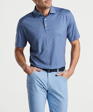 Peter Millar Record Revolution Print Polo Shirt