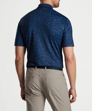 Peter Millar 1985 Print Polo Shirt