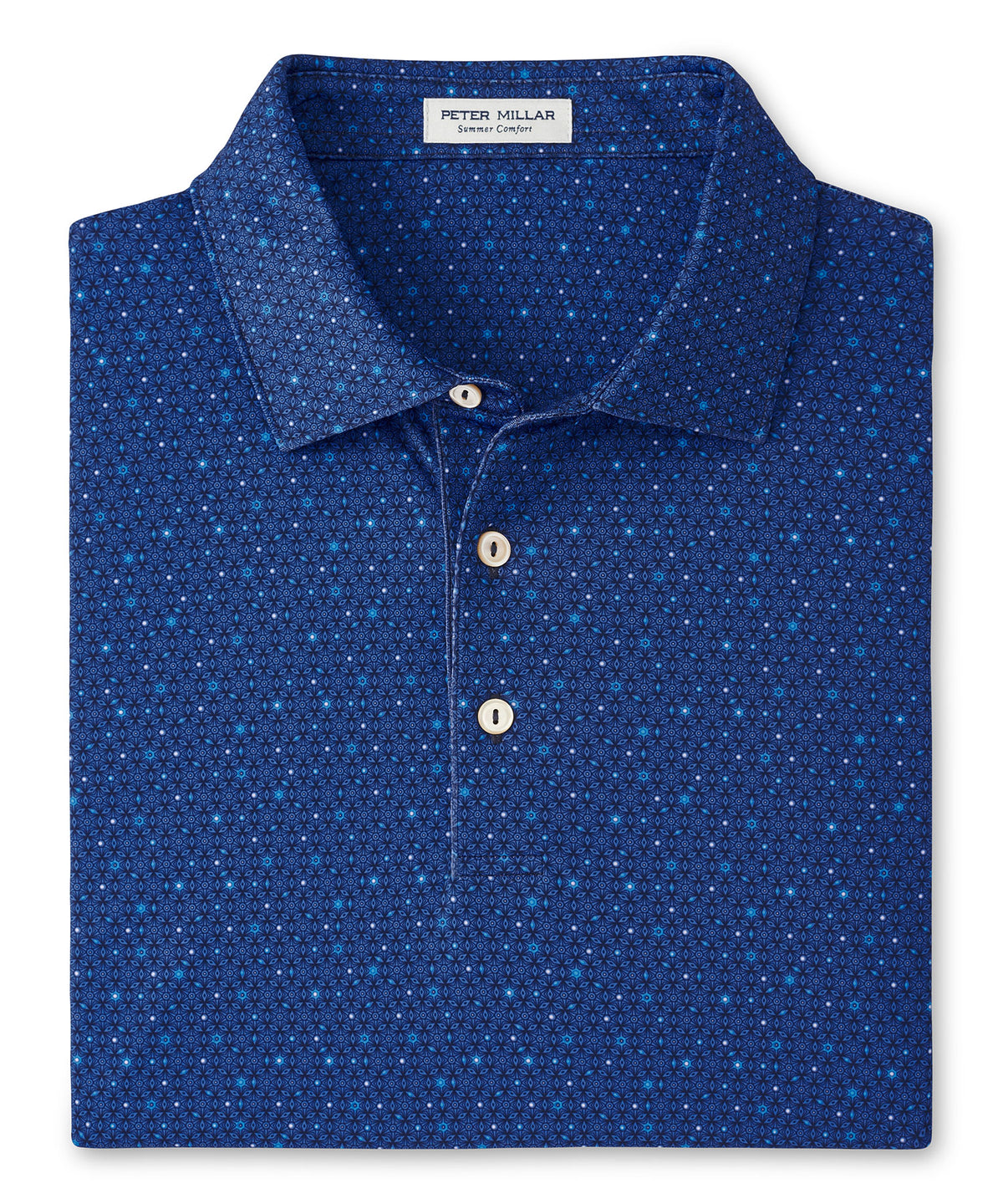 Peter Millar Short Sleeve Avon Print Polo, Men's Big & Tall