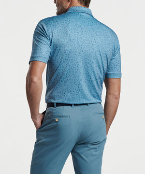 Peter Millar Short Sleeve Hole In One Print Polo