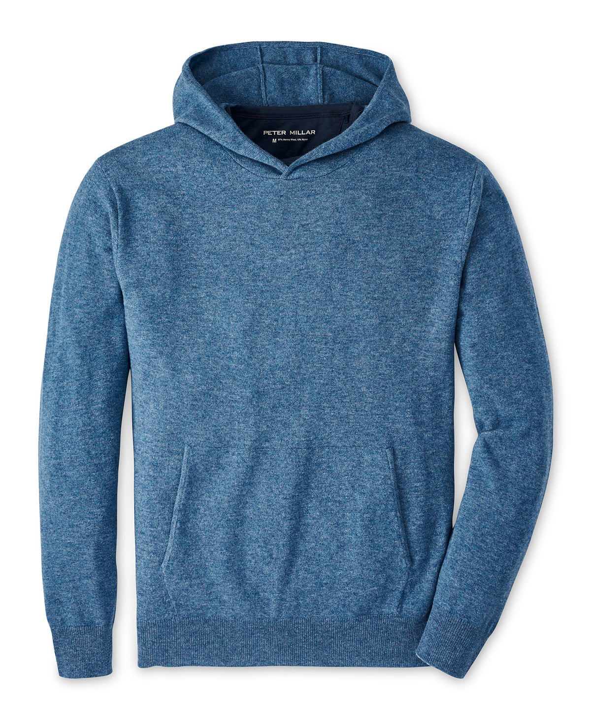 Peter Millar Conway Wool Cashmere Hoodie Sweater, Men's Big & Tall