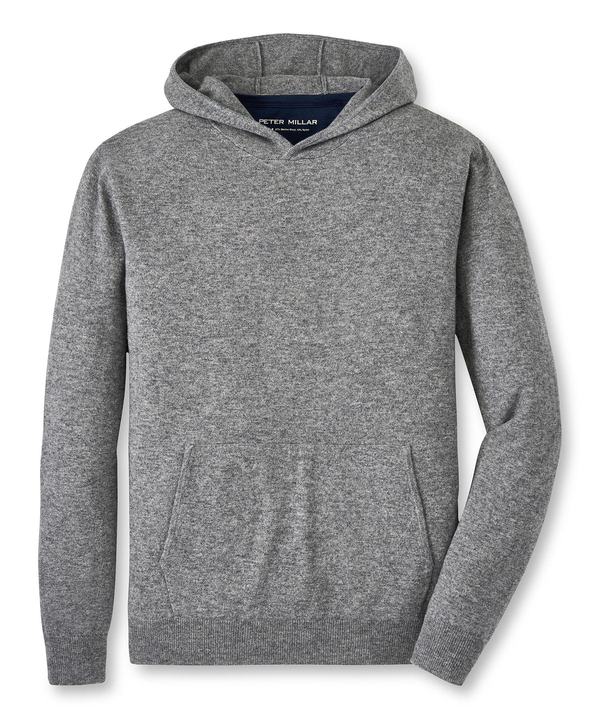 Peter Millar Conway Wool Cashmere Hoodie Sweater, Men's Big & Tall