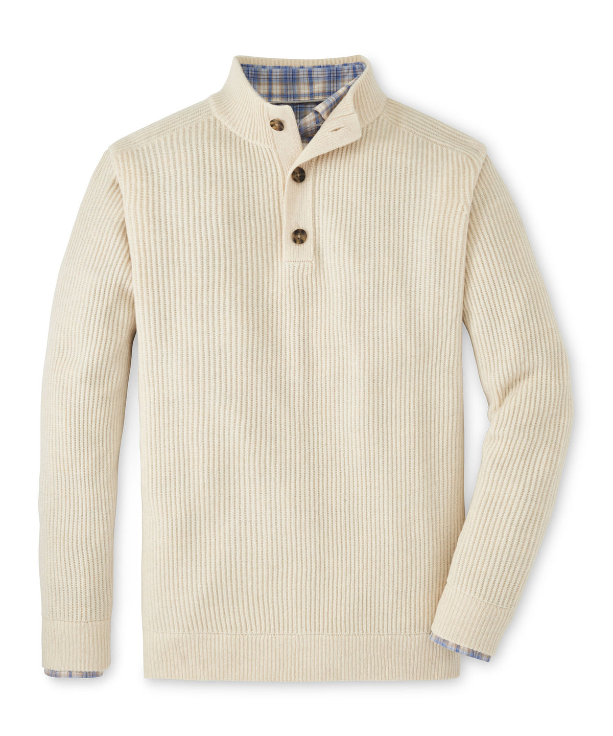 Peter Millar Digby 3 Button Mock Sweater, Men's Big & Tall