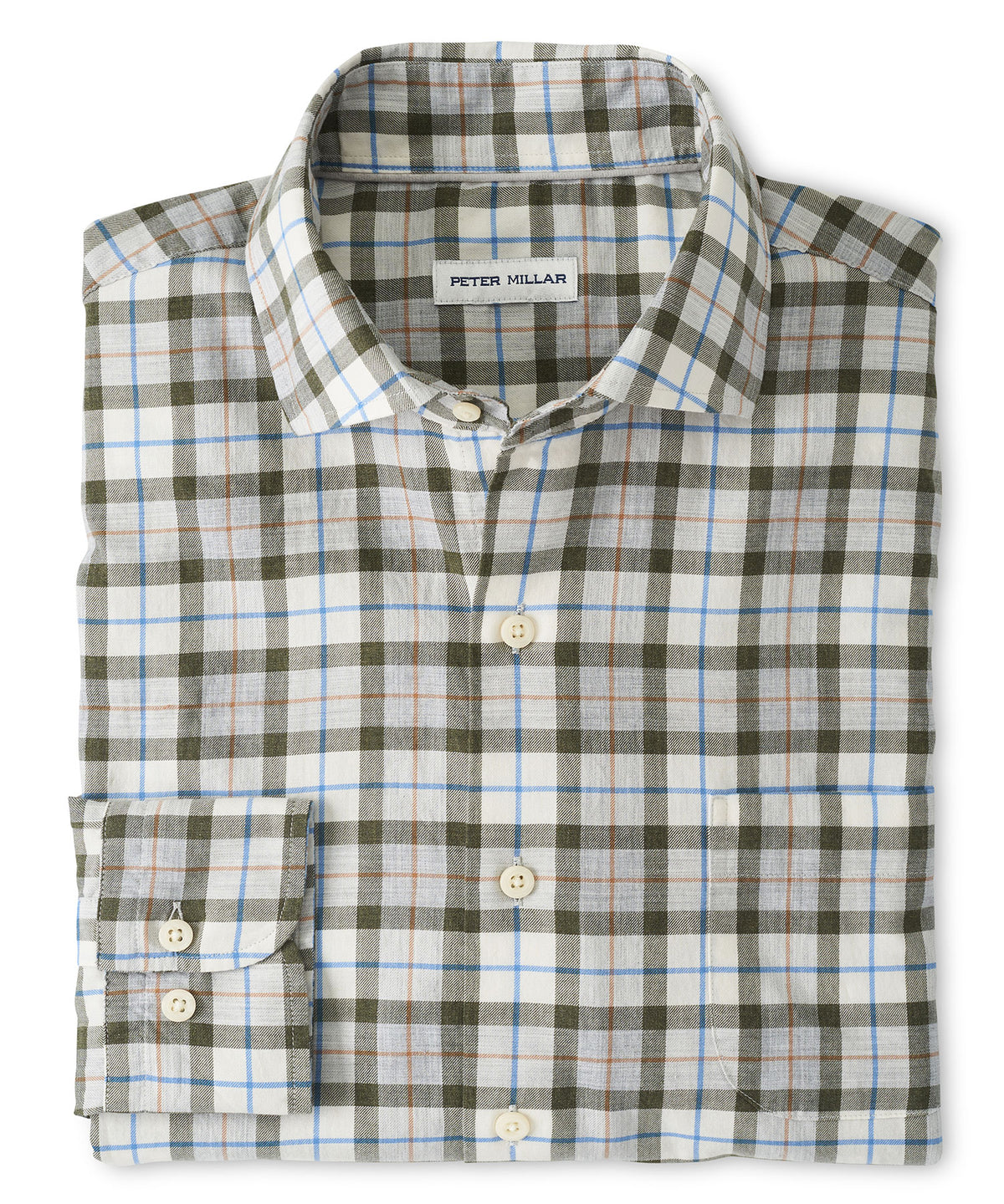 Peter Millar Long Sleeve Alton Sport Shirt, Men's Big & Tall