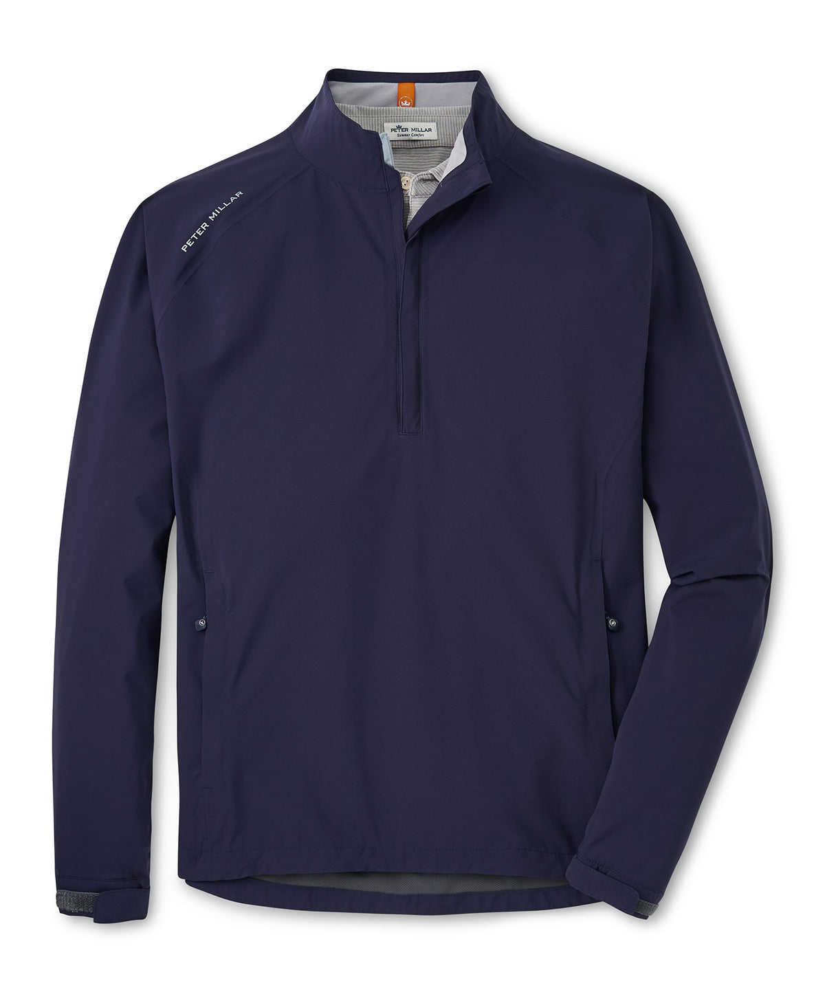 Peter Millar Shield Rain Shell Half-Zip Pullover, Men's Big & Tall