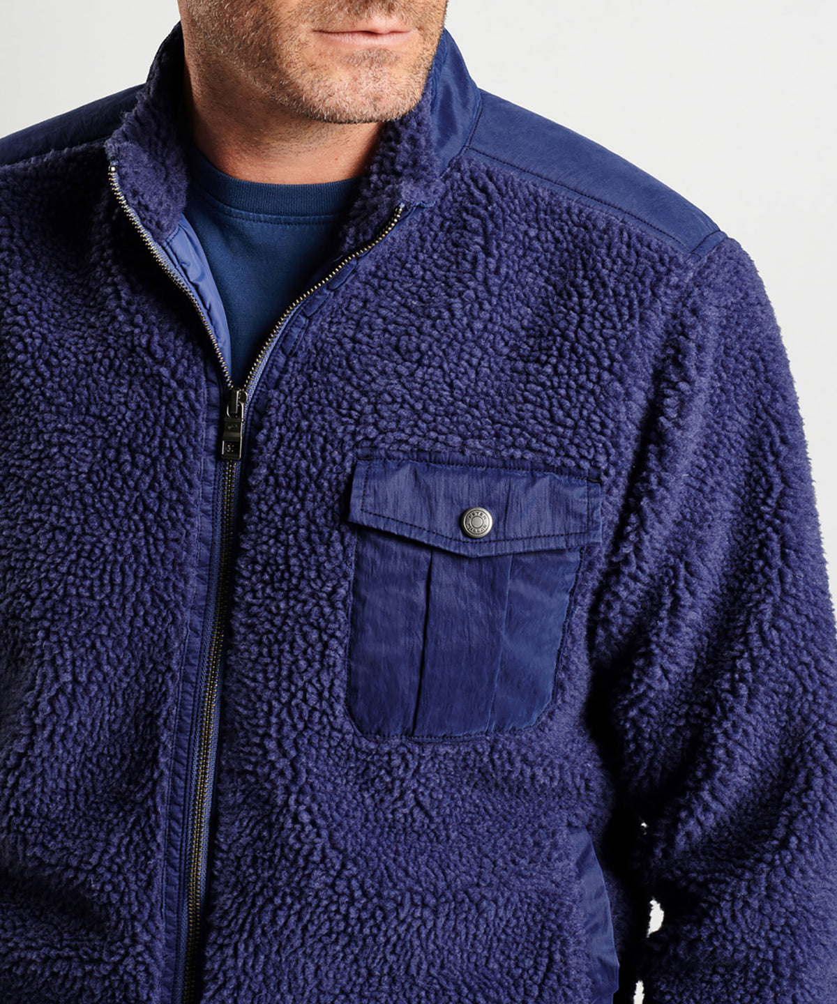 Peter Millar Pile Fleece Jacket, Men's Big & Tall