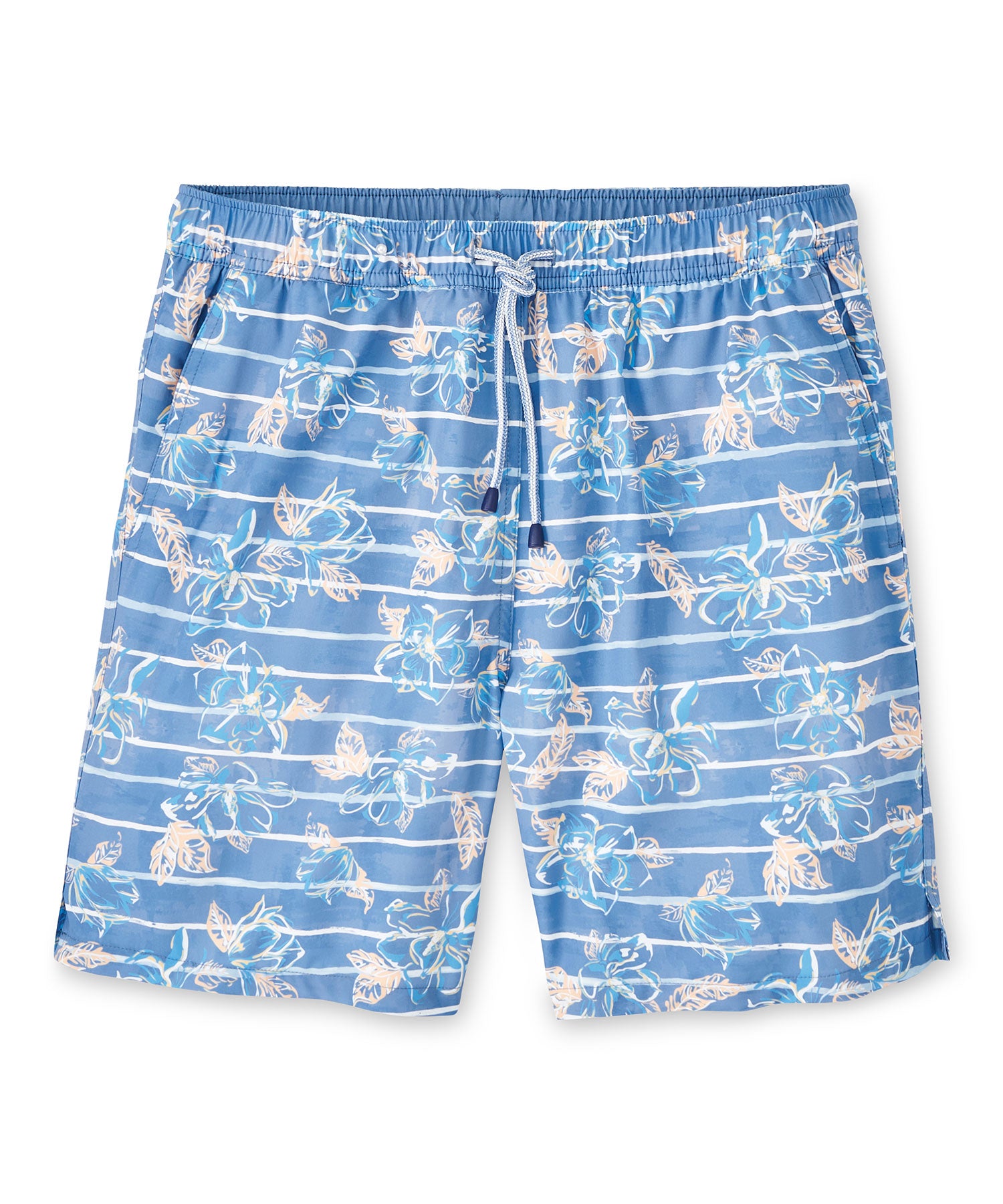 Peter Millar Surf's Up Print Swim Trunk, Men's Big & Tall