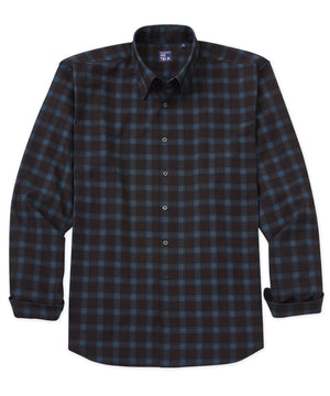 Westport No-Tuck Long Sleeve Plaid Performance Stretch Sport Shirt