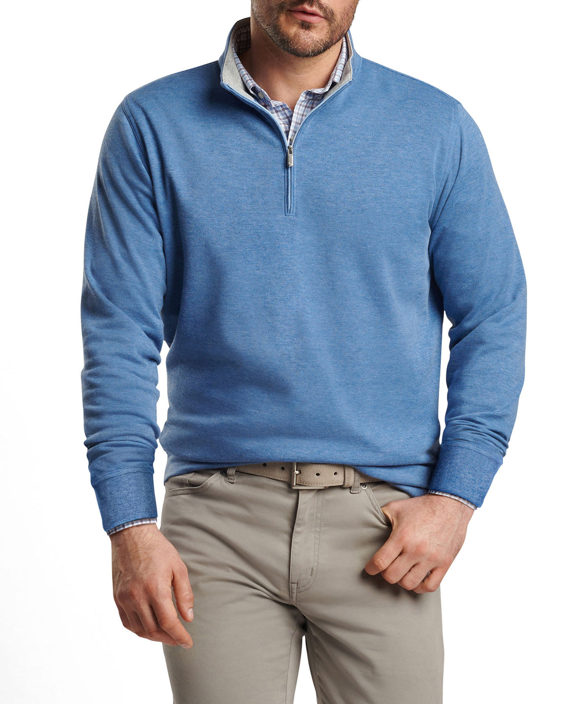 Peter Millar Crown Comfort Quarter-Zip Pullover, Men's Big & Tall