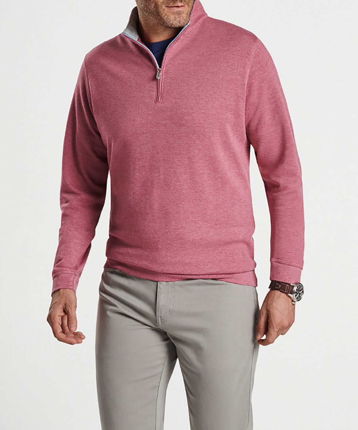 Peter Millar Crown Comfort Quarter-Zip Pullover, Men's Big & Tall