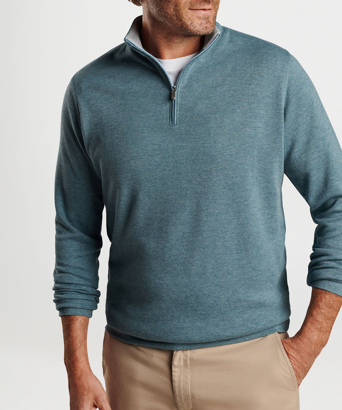 Peter Millar Crown Comfort Quarter-Zip Pullover, Men's Big & Tall