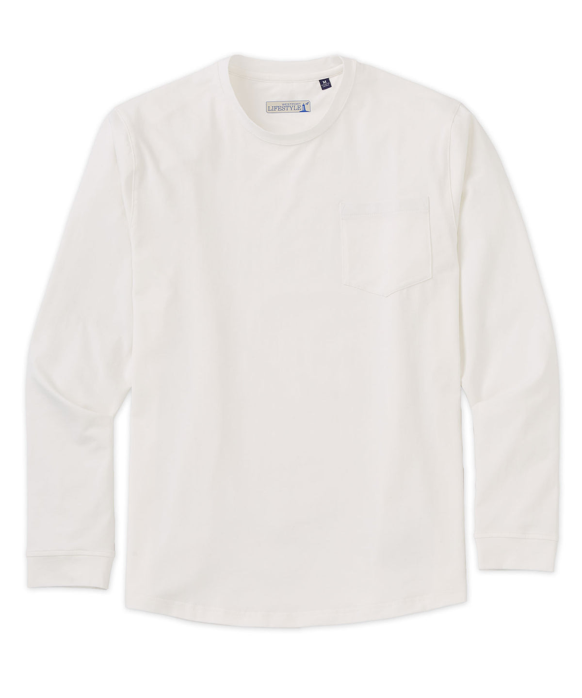 Westport Lifestyle Long Sleeve Stretch Pocket Tee, Men's Big & Tall