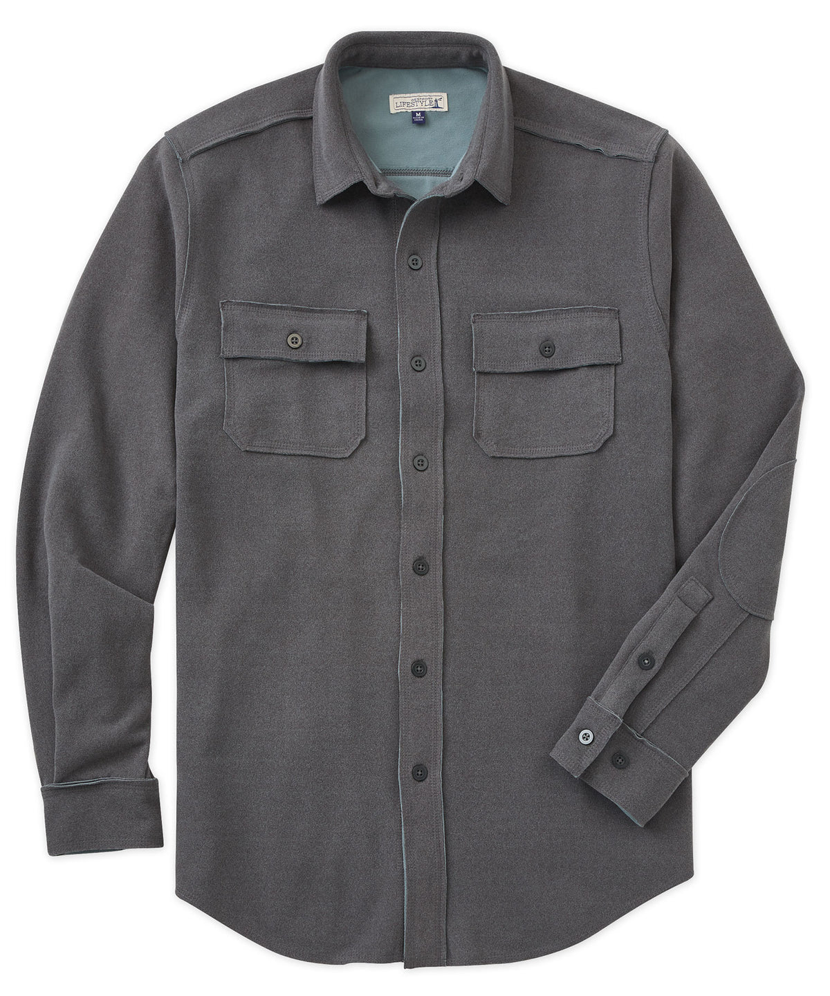 Westport Lifestyle Double Faced Performance Rough Edge Shirt Jacket, Men's Big & Tall