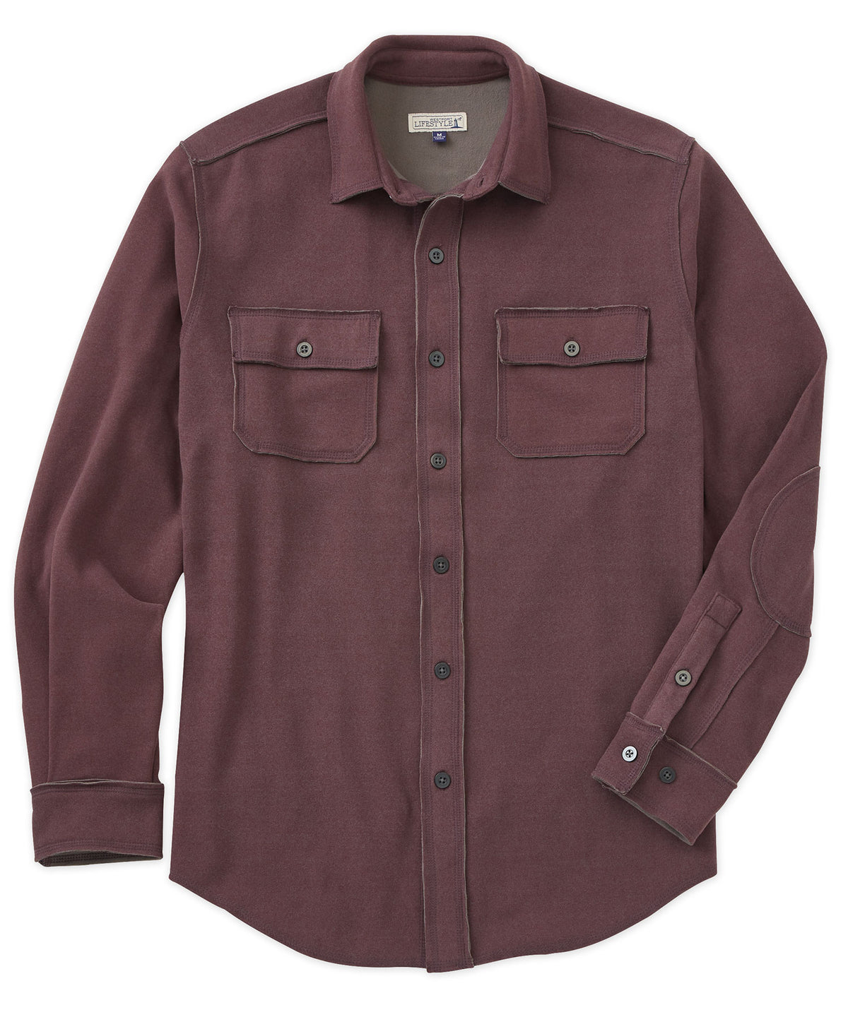 Westport Lifestyle Double Faced Performance Rough Edge Shirt Jacket, Men's Big & Tall