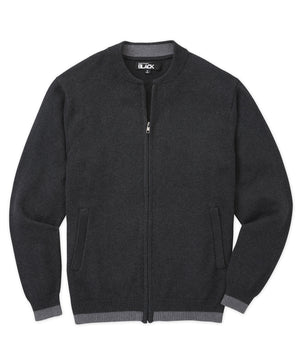 Westport Black Baseball Collar Cardigan