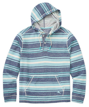 Tommy Bahama Long Sleeve Blue Horizon Baja Hoodie Pullover