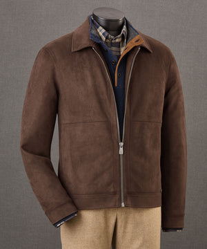 Hart Schaffner Marx Faux Suede Jacket