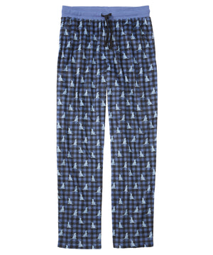 Westport Black Retriever Plaid Lounge Pant