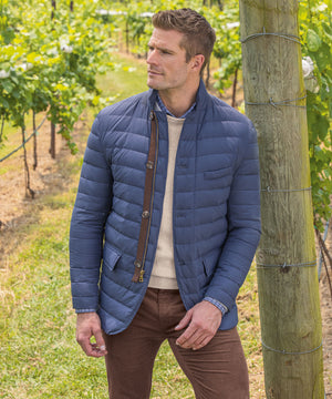 Westport Black Down Quilted Jacket