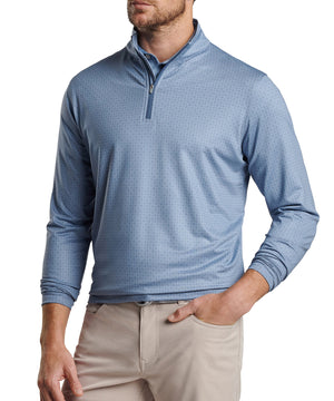 Peter Millar Skull Print Perth Quarter-Zip Pullover