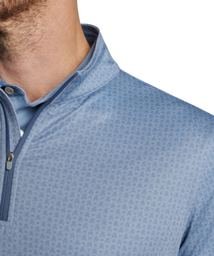 Peter Millar Skull Print Perth Quarter-Zip Pullover