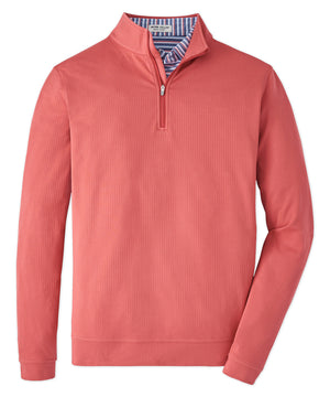 Peter Millar Pineapple Print Perth Quarter-Zip Pullover