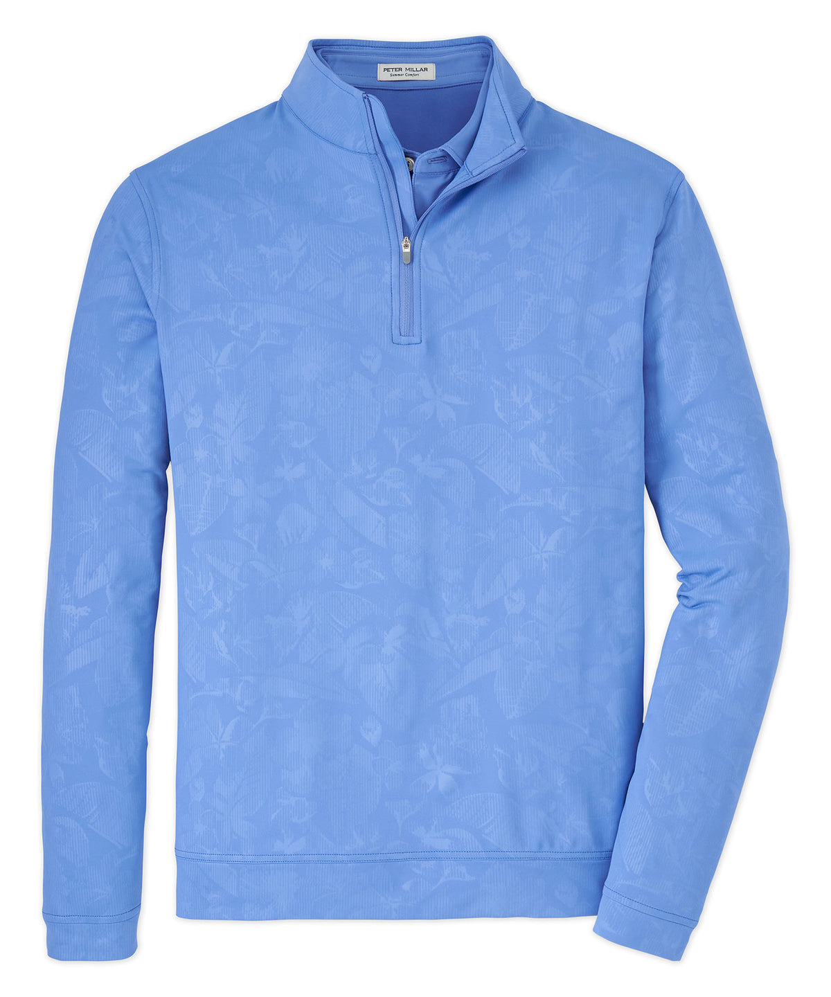 Peter Millar Floral Print Perth Quarter-Zip Pullover, Men's Big & Tall