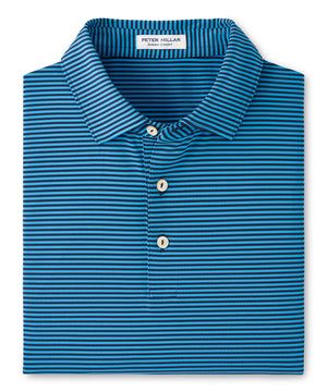 Peter Millar Short Sleeve Hales Stripe Polo Knit Shirt