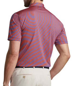 Peter Millar Short Sleeve Hales Stripe Polo Knit Shirt