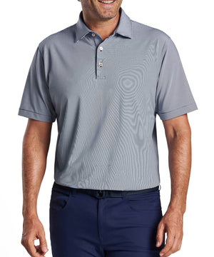 Peter Millar Short Sleeve Jubilee Stripe Polo Knit Shirt